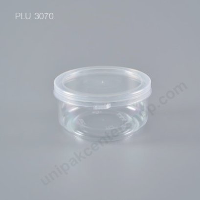 กระปุก ใส่อาหาร น้ำพริก PS (6 oz.) 8 x 4.5 cm + ฝาฉีก Safety Seal 9278