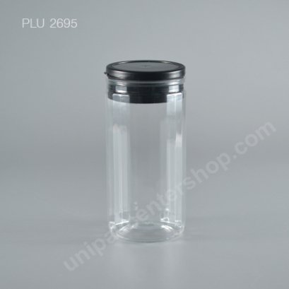 กระปุก PET 800 gm + ฝา 2 ชั้น (ดำ)