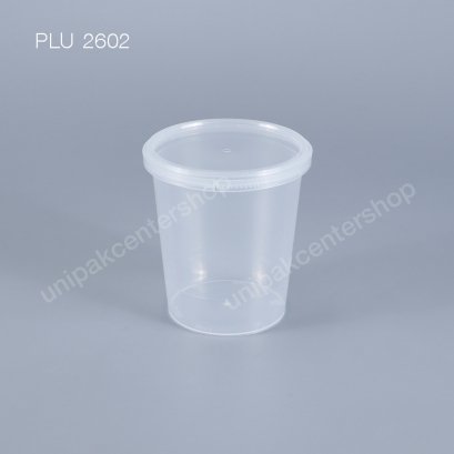 กระปุกใส่อาหาร 335 ml + ฝาใส PP