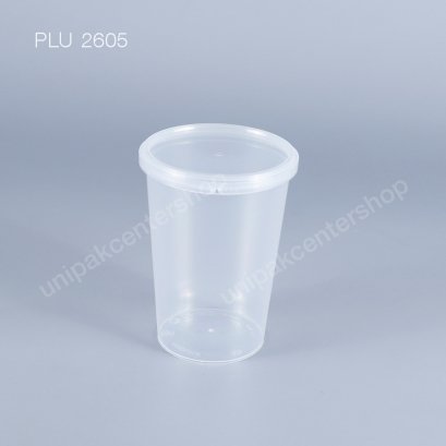 กระปุกใส่อาหาร 400 ml + ฝาใส PP