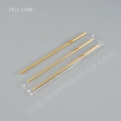 หลอดงอสีทอง 0.6 x 21 cm ห่อฟิล์ม