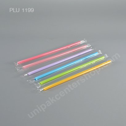 หลอดงอสีพาสเทล No.824 (ห่อฟิล์ม)