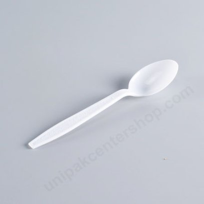 ช้อนพลาสติก PS ขาว 7&quot; (TW555)