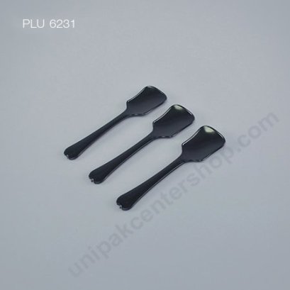ช้อนไอศครีม พาย NO.111 สีดำ (Plastic Ice Cream Spoons)