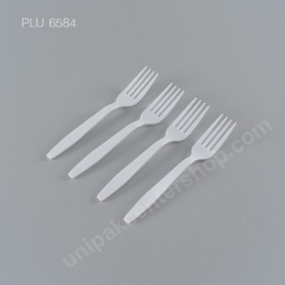 ส้อมพลาสติกขาว 7 นิ้ว (C24)