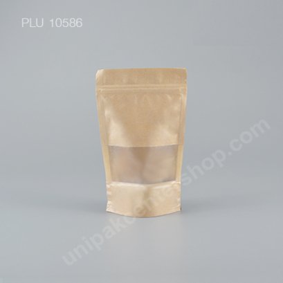 ถุงซิปล็อคคราฟ เจาะ 12 x 20 cm ก้น 4 cm