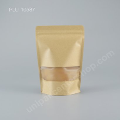 ถุงซิปล็อคคราฟ เจาะ 15 x 22 cm ก้น 4 cm