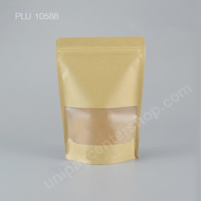 ถุงซิปล็อคคราฟ เจาะ 17 x 24 cm ก้น 4 cm