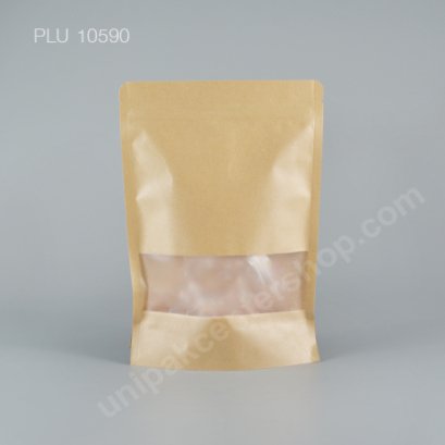 ถุงซิปล็อคคราฟ เจาะ 18 x 26 cm ก้น 4 cm