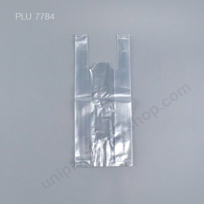 ถุงหิ้วใสผ่านน้ำ LLDPE  ขนาด 6 x 14 นิ้ว