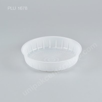 พลาสติก PP ชั้นแบ่ง 1 ช่อง (ใช้กับถ้วยกลม 750/1000ml)