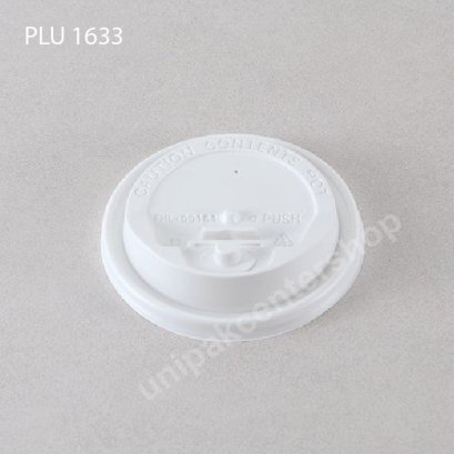ฝา PP ขาวยกดื่ม ปิดถ้วย 8 oz มีจุกเปิด-ปิด