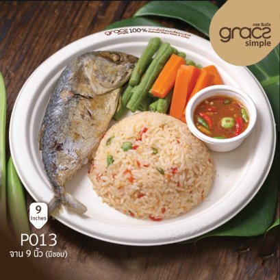 Gracz Bio เยื่อไผ่ จานกลม 9&quot;