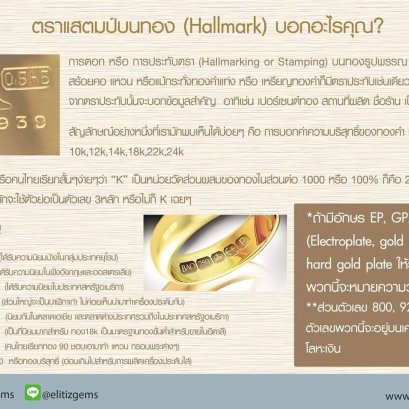 การประทับตราทองคำ และสัญลักษณ์ต่างๆ หมายถึงอะไร?