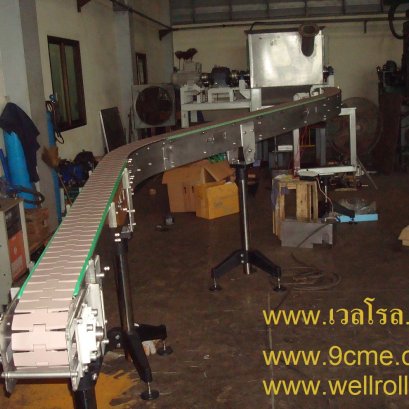 โซ่ลำเลียงบนโต๊ะ(Table top chain conveyor)