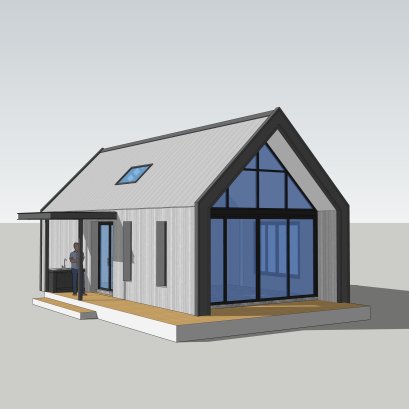 บ้านชั้นเดียวโมเดิร์น