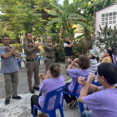 ผกก.สน.หนองแขมประชาสัมพันธ์ให้ประชาชน เรื่อง นโยบายต่อต้านการรับสินบน 