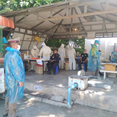 โครงการตรวจหาเชื้อโควิด-19 เชิงรุก ตามนโยบาย ผบ.ตร.