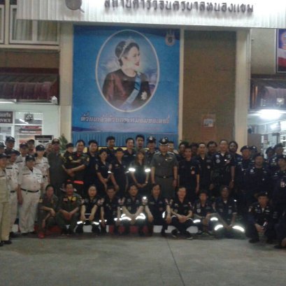 ผกก.สน.หนองแขม  ปล่อยแถวอาสาฯ ตามโครงการ Home  Guard