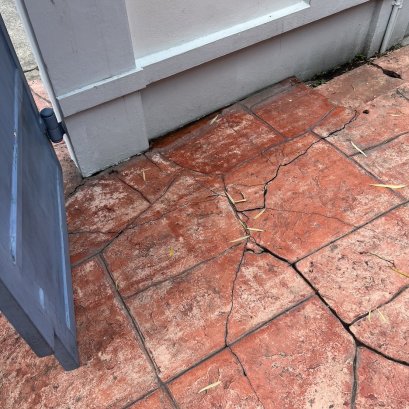 ข้อเสียของคอนกรีตพิมพ์ลาย