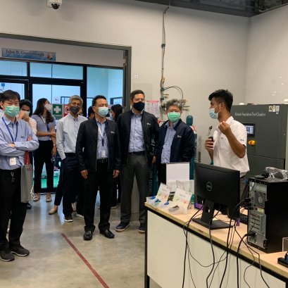 ศูนย์ความเป็นเลิศด้านเทคโนโลยีกักเก็บพลังงาน (CEST) ให้การต้อนรับ ผู้บริหารบริษัท PTT LNG และคณะ ในโอกาสเข้าเยี่ยมสถาบันวิทยสิริเมธี (VISTEC) ในวันที่ 10 มีนาคม พ.ศ 2564