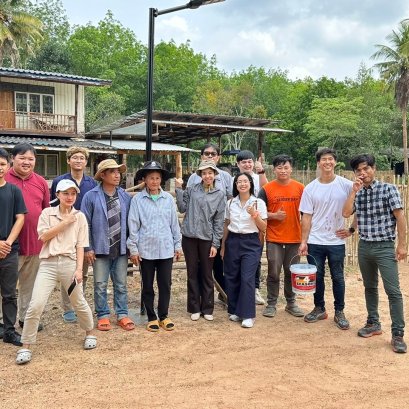 CEST มุ่งสู่เป้าหมาย! ติดตั้งไฟถนนโซลาร์เซลล์ โครงการ "The Light of Wisdom in the Remote Field Project"