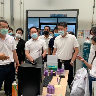 ศูนย์ความเป็นเลิศด้านเทคโนโลยีกักเก็บพลังงาน (CEST) ให้การต้อนรับ บริษัท Frasers Property (Thailand) Pub Co., Ltd. และ บริษัท NMB-Minebea Thai Ltd. และคณะ ในโอกาสเข้าเยี่ยม EECi และสถาบันวิทยสิริเมธี (VISTEC) ในวันที่ 23 มีนาคม พ.ศ 2564