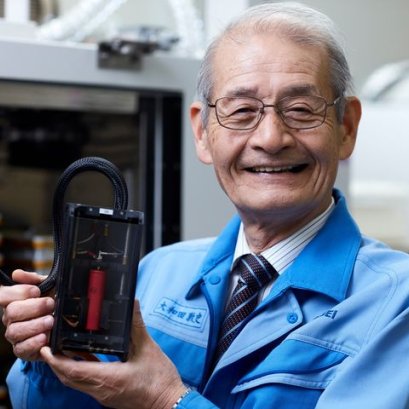 Akira Yoshino is the developer of the first commercially viable lithium-ion battery.