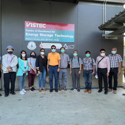 ศูนย์ความเป็นเลิศด้านเทคโนโลยีกักเก็บพลังงาน (CEST) ให้การต้อนรับ มหาวิทยาลัยสงขลานครินทร์ และคณะทำงาน CHPP ในโอกาสเข้าเยี่ยม สถาบันวิทยสิริเมธี (VISTEC) วันที่ 23-02-2565