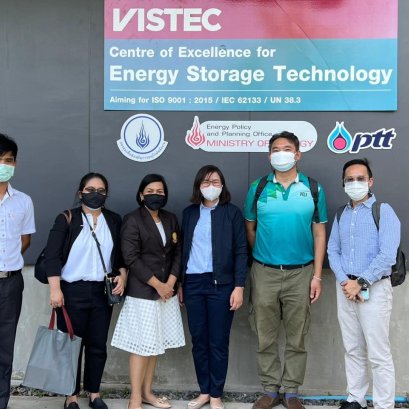 ศูนย์ความเป็นเลิศด้านเทคโนโลยีกักเก็บพลังงาน (CEST) ให้การต้อนรับ มหาวิทยาลัยเกษตรศาสตร์ และคณะในโอกาสเข้าเยี่ยม สถาบันวิทยสิริเมธี (VISTEC) วันที่ 24-02-2565