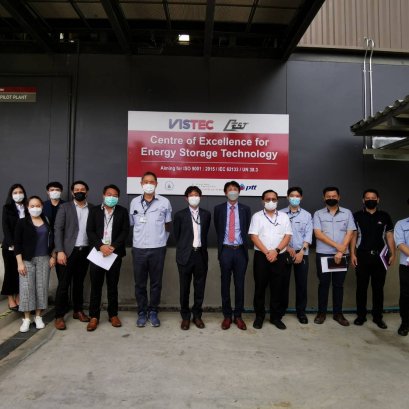 ในวันพุธที่ 28 มิถุนายน 2565 ศูนย์ความเป็นเลิศด้านเทคโนโลยีกักเก็บพลังงาน (CEST) ให้การตอนรับคณะ บริษัท มิตซูบิชิ มอเตอร์ส (ประเทศไทย) จำกัด ในโอกาสเข้าเยี่ยม สถาบันวิทยสิริเมธี (VISTEC)