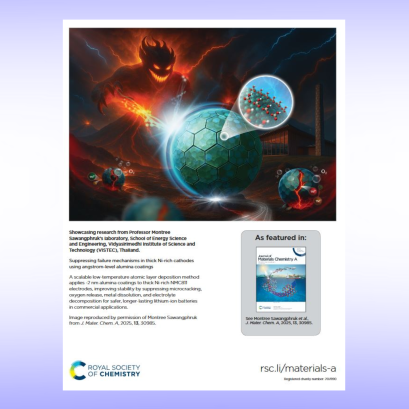 Congratulations to our PhD student, Surat Prempluem, and the whole team!