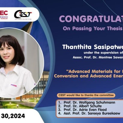 Big Congratulations to Thantita Sasipatworakarn 