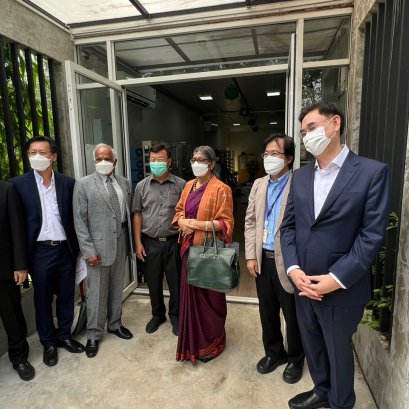 ศูนย์ความเป็นเลิศด้านเทคโนโลยีกักเก็บพลังงาน (CEST) ให้การต้อนรับ H.E. Suchitra Durai (เอกอัครราชทูตอินเดียประจำประเทศไทย) ในโอกาสเข้าเยี่ยม สถาบันวิทยสิริเมธี (VISTEC) วันที่ 29-04-2565