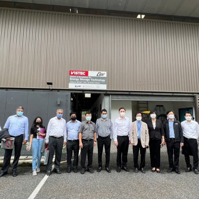 ศูนย์ความเป็นเลิศด้านเทคโนโลยีกักเก็บพลังงาน (CEST) ให้การต้อนรับ คณะผู้บริหารของ บริษัท AVAADA Group ประเทศอินเดีย นำโดย Mr.Vineet Mittal (Chairman) ในโอกาสเข้าเยี่ยมชม สถาบันวิทยสิริเมธี (VISTEC)  วันที่ 22-03-65