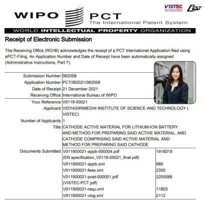 Congratulations to Nichakarn Anansuksawat and her team #FingersCrossed