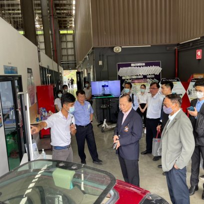 CEST ให้การต้อนรับ ศ.นพ.กระแส ชนะวงศ์ และคณะกรรมการมูลนิธิเอกชนพัฒนา ในโอกาสเยี่ยมชมพื้นที่ EECi, สถาบันวิทยสิริเมธี (VISTEC) และโรงเรียนกำเนิดวิทย์(KVIS) วันที่ 08/03/2564