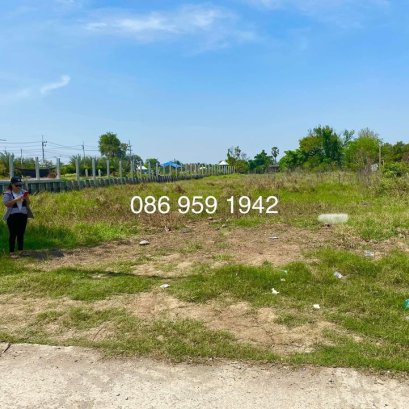 ที่ดินติดแม่น้ำนครชัยศรี 2-1-08 ไร่ (ไม่รวมที่งอก) ต.ลำพญา อ.บางเลน จ.นครปฐม (LPY001)