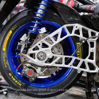 Kamui สวิงอาร์ม สีเงิน ตรงรุ่น สำหรับ Forza350