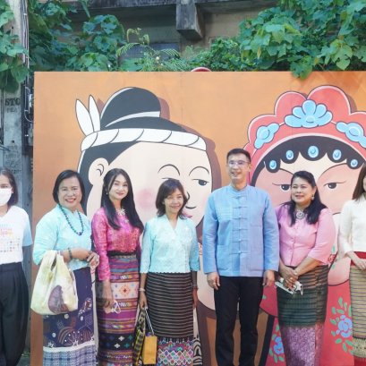 DASTA 6 organizes activities to publicize and publicize the Hua Wiang Tai creative district. Nan local art and handicraft alley "Kad Kong Noi"