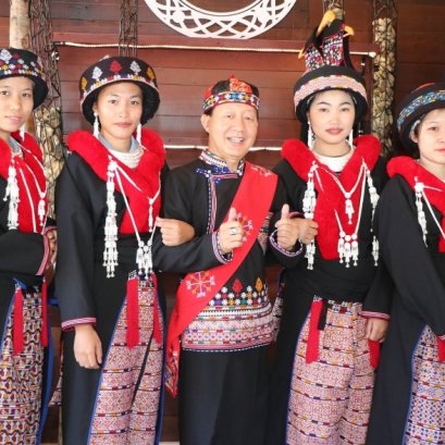 Handicraft silverware Mien Tribe in Nan province.