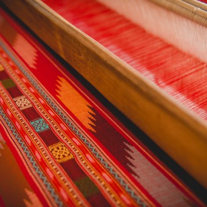 ผ้าลายบ่อสวก