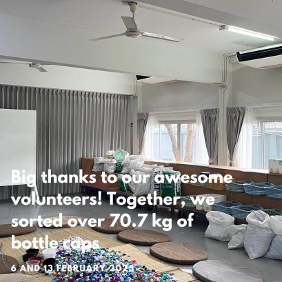 Recap "กิจกรรมจิตอาสาแยกสีฝา" เดือนกุมภาพันธ์ 2568