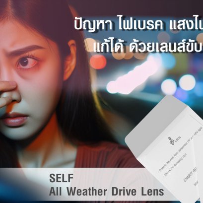 ไฟเบรคมันจ้า แสงไฟแยงตา ใช้เลนส์แบบไหนดี?