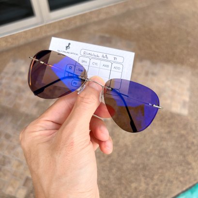 โดนหลอกกันเยอะ เลนส์บลูบล็อคออโต้สีชา ของปลอม / กรองแสงเปลี่ยนสี สีชา ( Blueblock Auto Brown )