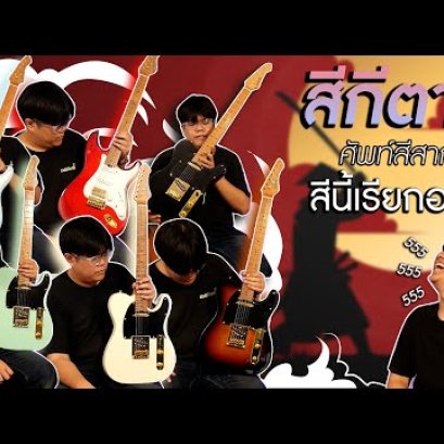 สีของกีตาร์ เรียกว่าสีอะไร ภาษาสากลเรียกว่าอะไร และตัวย่อ