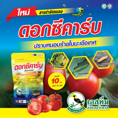 ดอกซีคาร์บ ปราบหนอนร้ายในมะเขือเทศ