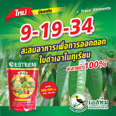 ปุ๋ยเอสทีม (แดง) สะสมอาหารเพื่อการออกดอก