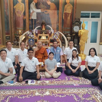 หอการค้าจังหวัดฉะเชิงเทรา เข้ากราบนมัสการเจ้าอาวาสวัดโสธร วรารามวรวิหาร เพื่อแสดงมุทิตาจิต และปรึกษาหารือการเป็นเจ้าภาพทอดผ้าป่าสามัคคี เพื่อส่งเสริมอาชีพและรายได้แก่เกษตรกรผู้เลี้ยงแพะ-แกะ ในวันอังคารที่ 23 กันยายน 2568 เวลา 09.00 น. ณ กุฏิสมเด็จป๋า วัดโ