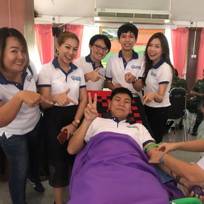 นักธุรกิจรุ่นใหม่ YEC หอการค้าจังหวัดฉะเชิงเทรา จัดกิจกรรมรับบริจาคโลหิต